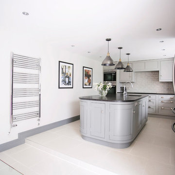 A Country Style Galley Kitchen By Burlanes