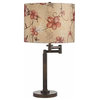 Bronze 3-Way Drum Table Lamp With Swing-Arm, 1902-1-604 SH9512