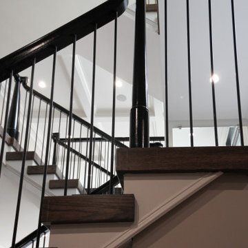 89_Eclectic and Edgy Staircase in French Contemporary Residence, McLean VA 2210