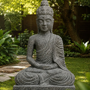 1.5 ft Dhyana Buddha Garden Sculpture