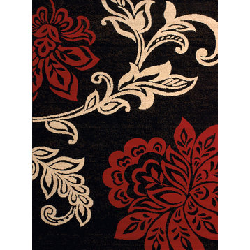 United Weavers Dallas Trouseau Floral Rug, Red (851-10830), 1'11"x3'3"