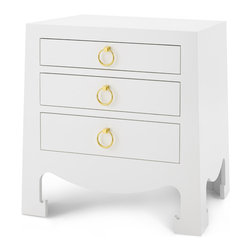 Jacqui 3-Drawer Side Table - Accent Chests And Cabinets