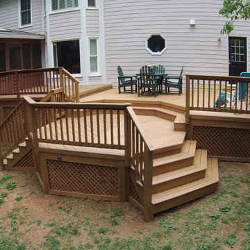 Deck addition in Raleigh, NC