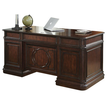 Liberty Brayton Manor Jr Executive Desk, Cognac