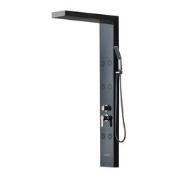 Luna Shower Rainfall Massage Shower Panel - Shower Panels And Columns