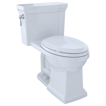 Toto Promenade II Elongated 1.28 GPF Toilet With CeFiONtect, Cotton White