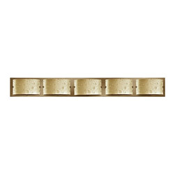 Hinkley - Daphne Brushed Bronze Five-Light Bath Light - Bathroom Vanity Lighting