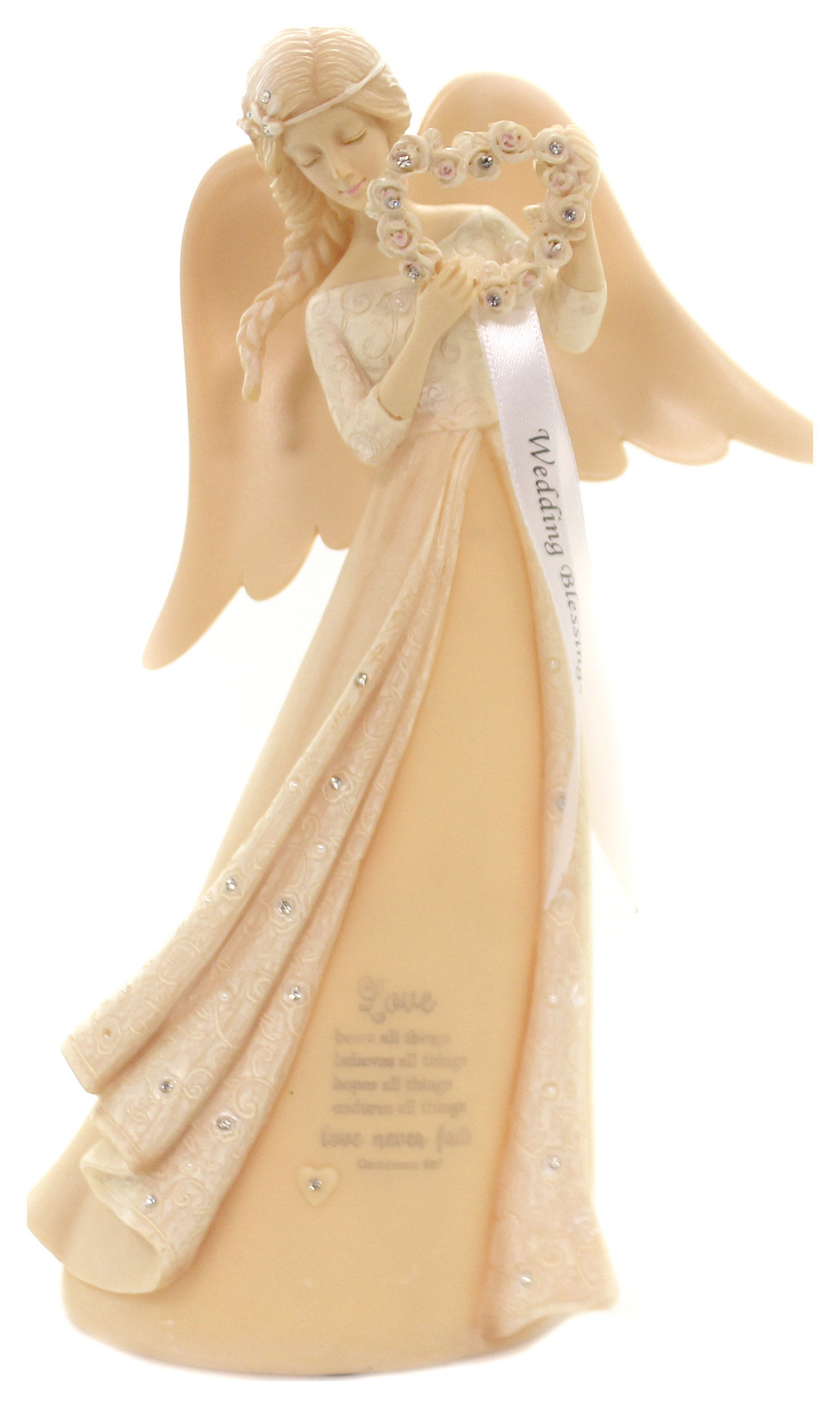 Foundations Wedding Angel Blessings Collectible Figurines, 9 In H X 4 ...