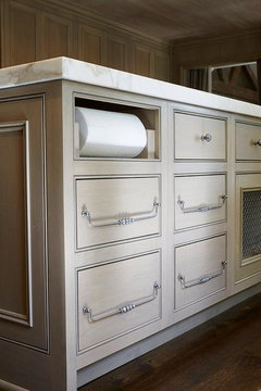 Installing a paper towel rack under a cabinet - House of Hepworths