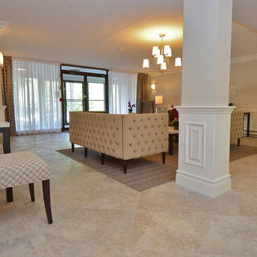 A Morristown Highrise Apartment Building Re-Imagines The Lobby