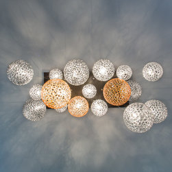 Mod, Blown Glass Dining Room Chandelier - Lighting