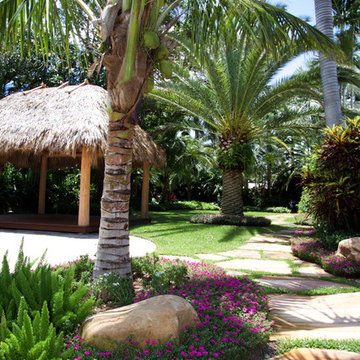 Tropical Coastline Retreat