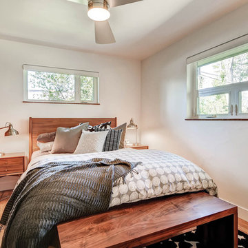 Painted Vinyl Windows Refresh a 50’s Ranch Home
