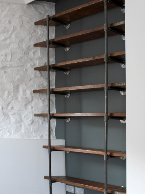 Reclaimed Scaffolding Board Shelving Houzz