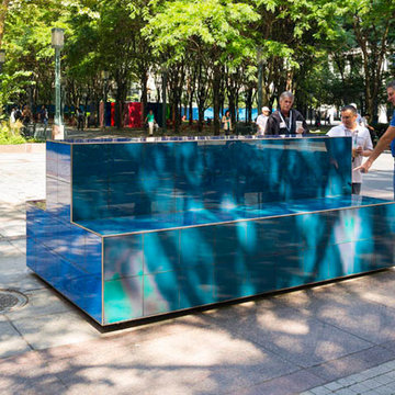 Temperature Sensitive Interactive Color Changing Bench