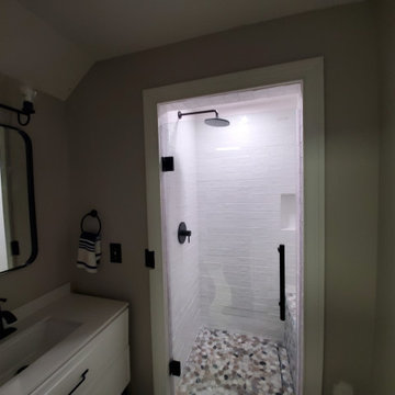 HR & Terra Ross; Family Hunting Ranch - Custom Built Walk-In Shower/Bathroom Rem