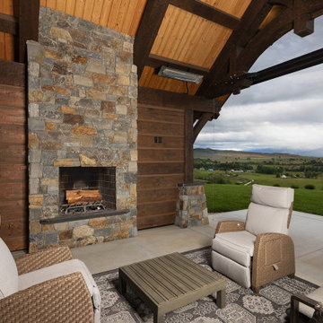 Luxury Timber Frame Residence in Montana