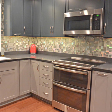 Sophisticated Gray Levit Kitchen - Bowie, MD