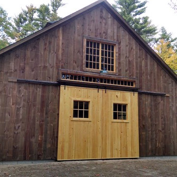 Sebago Lake Timber Frame Barn