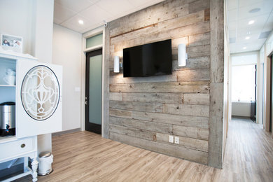 Inspiration for a modern entryway remodel in Vancouver