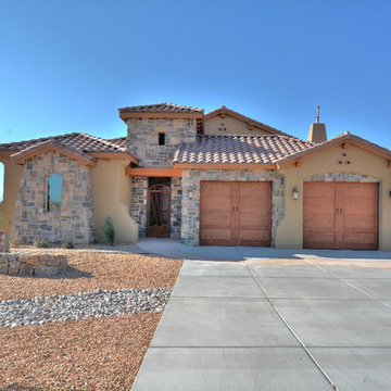 Custom Tuscan style home
