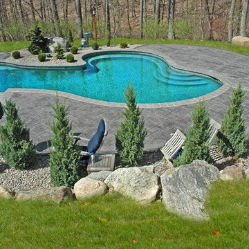 Glastonbury pool deck