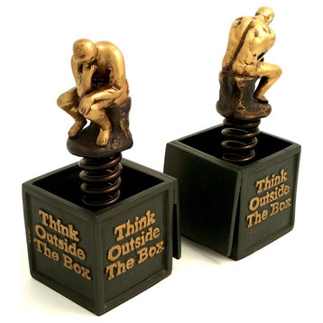 Think Outside the Box Bookends