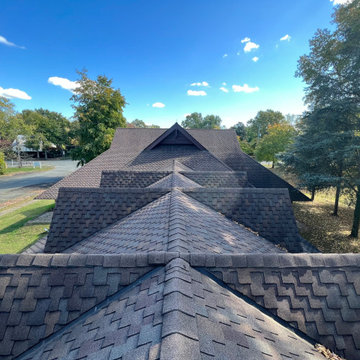 New asphalt shingles roof