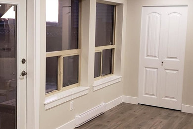 Example of a transitional home design design