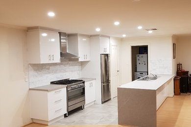 Mid-sized modern kitchen in Adelaide.