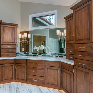 For the love of Turquoise Master bathroom remodel