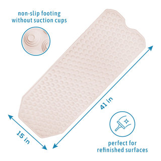 Bath mat without suction cups deals