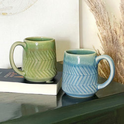 Ceramic Arrow Mugs - Mugs