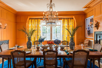 Inspiration for a classic dining room in San Francisco.