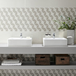 Regal Cubis Polished Geometric Porcelain Tile - Products