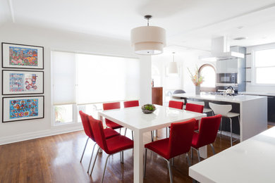 Inspiration for an eclectic dining room remodel in Los Angeles