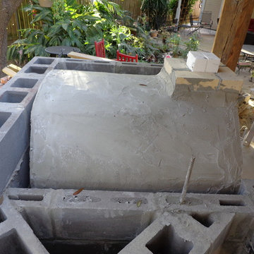 The Hammer Family Wood Fired Pizza Oven and Fireplace Combo in Louisiana