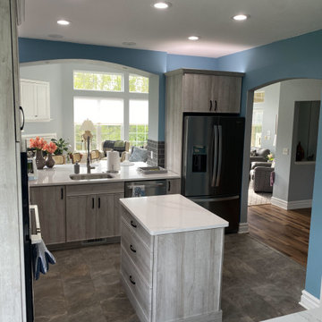 Beautiful Modern Kitchen Remodel Done With Cabinet Refacing