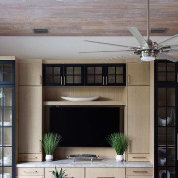 Rift Cut White Oak and Black Golf Village