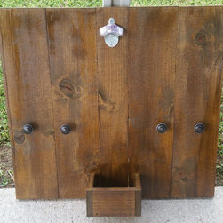 BBQ Tool Rack and Bottle Opener Station - Grill Tools & Accessories