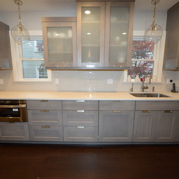 Modern Quartz Open Plan Kitchen