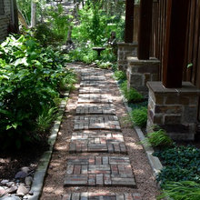 Brick patio