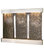 Deep Creek Falls Fountain, Green Slate, Stainless Steel, Square