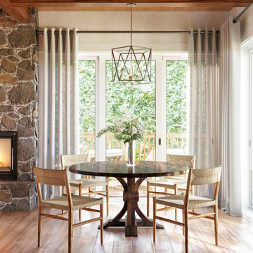 Violet Hardwood Round Table