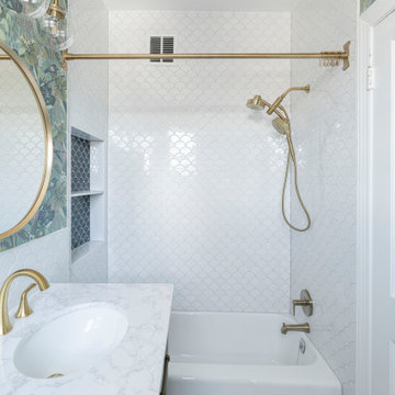 Vintage Charm-Modern Elegance Bathroom Project / Old Town, Alexandria, VA
