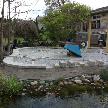 Reclaimed Brick Paver Patio Installation