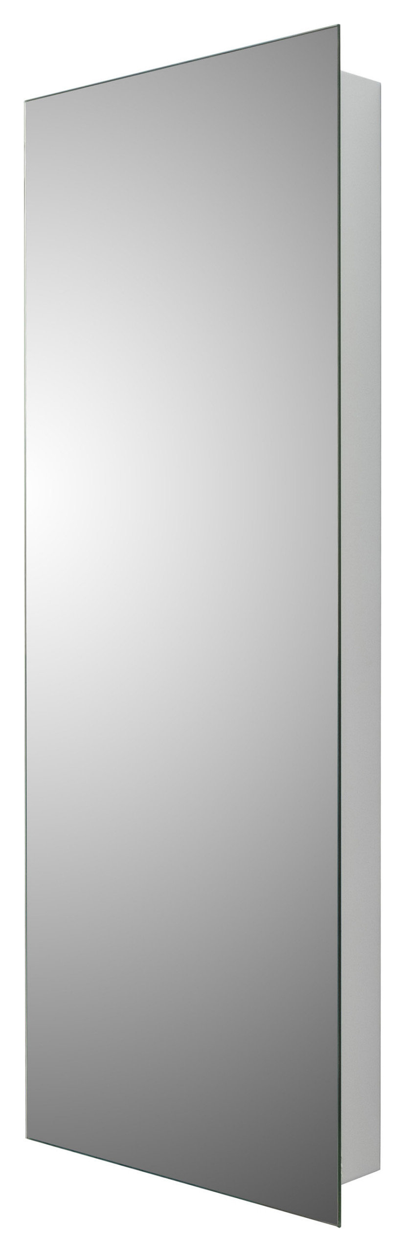 Corner Series Medicine Cabinet, 14"x36", Polished Edge