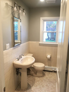 Paint Color Suggestions For My Dated Beige Almond Bathroom