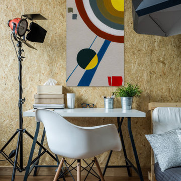 "Yellow Target" Painting Print on Wrapped Canvas