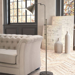 Zuo Rush Floor Lamp Brushed Bronze - SKU: 56005 - Floor Lamps